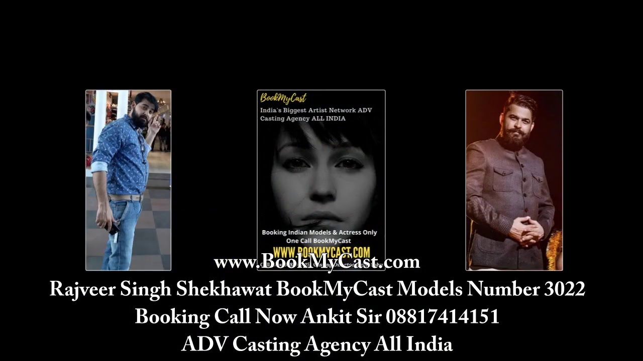 Rajveer Singh Shekhawat BookMyCast Models Number 3022 | BookMyCast ADV Casting Agency ALL INDIA