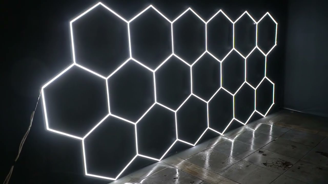Homemade hexagonal LED light 