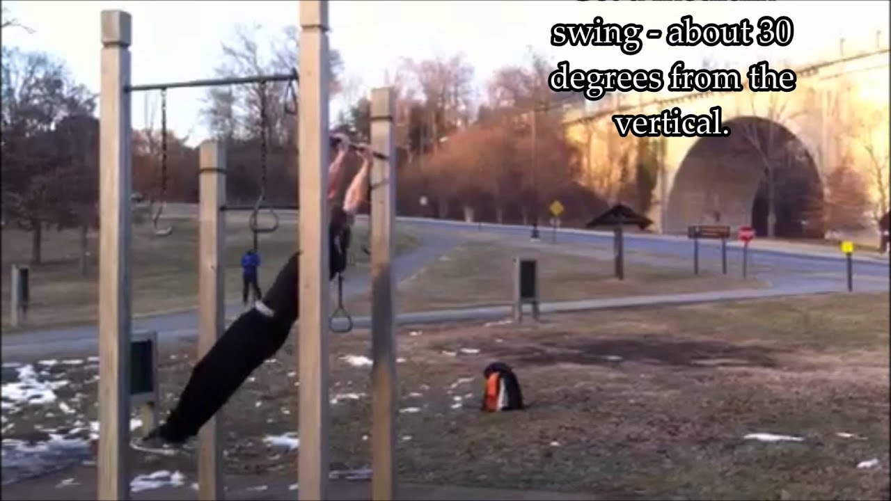Easy way to do a half-kip / half-muscle up tutorial - YouTube