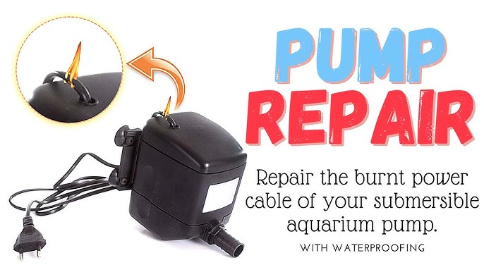 How to open and clean submersible Fountain pump motor DIY 