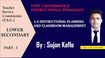 TSC NI MA VI, UNIT 1 // SUJAN KAFLE