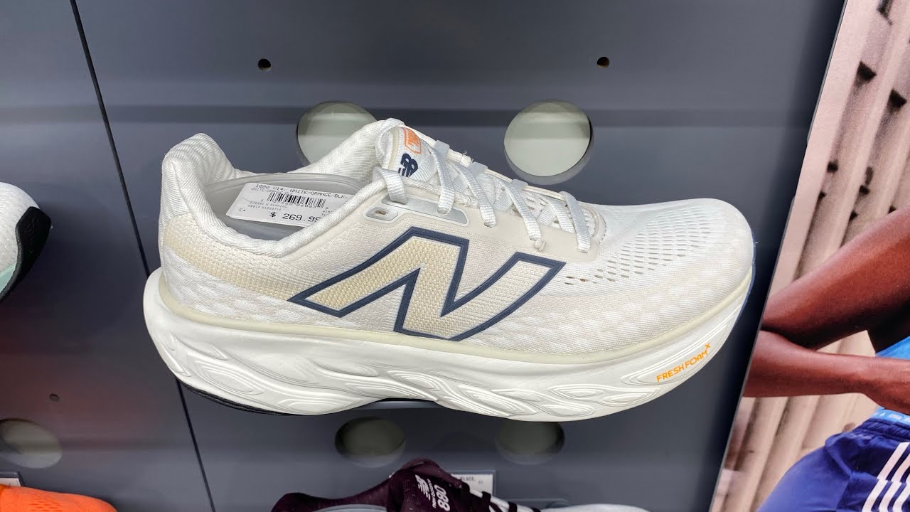 New Balance Fresh Foam X 1080 V14 (Sea Salt/ Vintage Indigo/ Hot