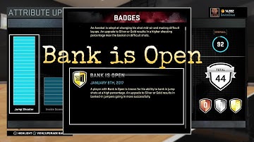 How to Get Bank is Open In Nba2k16