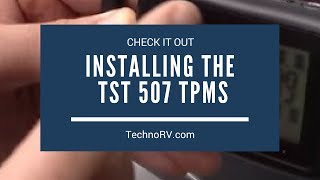 Installing TST 507 Tire Pressure Monitoring System Sensors