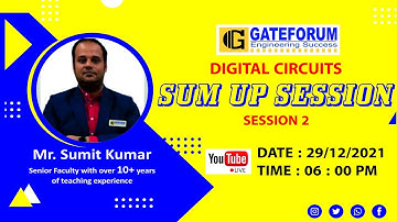 Digital Circuits | Revision Session | Sumit Sir | Session 2