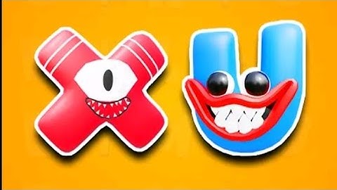 Merge Alphabet Lore Run - Maze Room Level Up