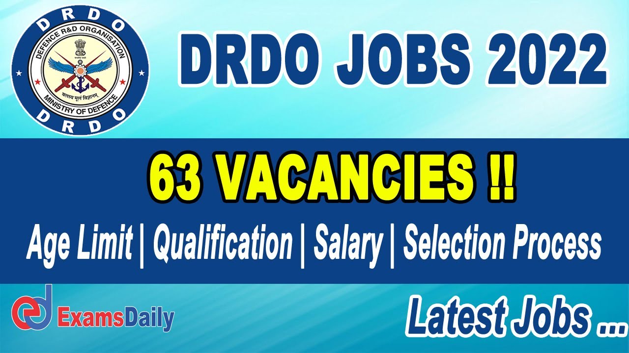 DRDO Recruitment 2022 63 Vacancies Private Secretary Jobs Latest Govt Jobs Updates 2022