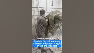 Centrifugal fan impeller dynamic balance test