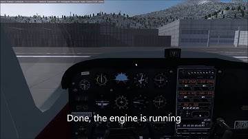 Flightgear cessna 172P startup - fast way