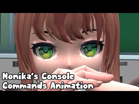 Monika's Console Commands Animation [ Giantess Vore ]
