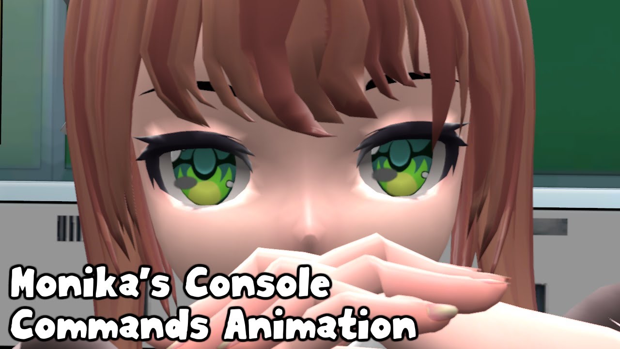 Monika's Console Commands Animation [ Giantess Vore ] - YouTube