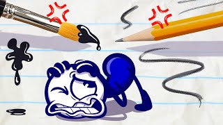 Pencilmates UGLY PORTRAIT | Animated Cartoons Characters | Animated Short Films | Pencilmation