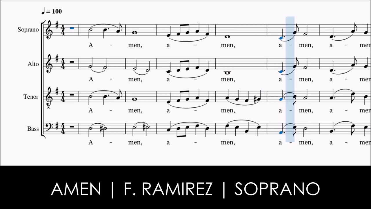 Amen | F. Ramirez | Soprano - YouTube