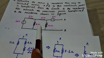 Maximum Power Transfer Theorem problem#1 in Tamil