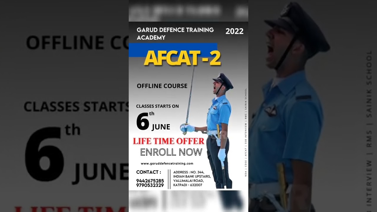 AFCAT 2 2022 EXAM COACHING 