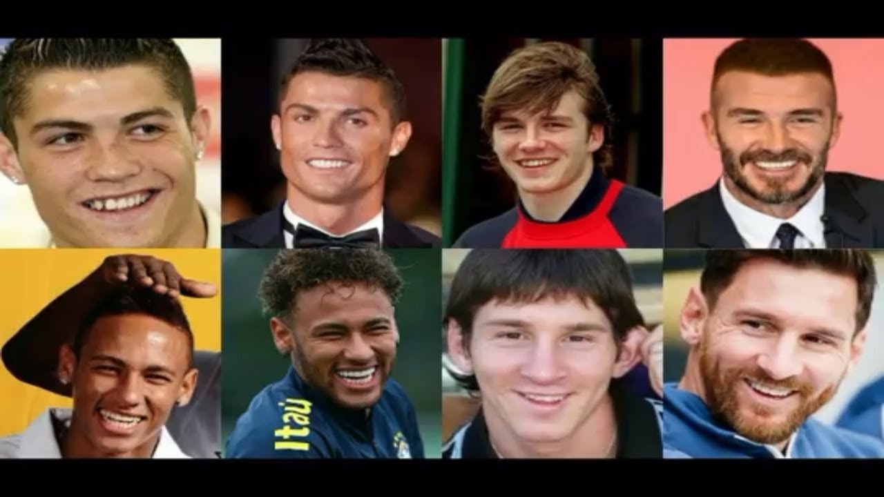 Footballer Teeth Transformations Then and Now YouTube