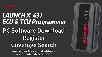 LAUNCH X431 ECU TCU Programmer Software Installation and Update