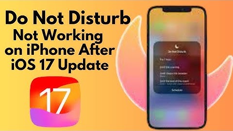 How To Fix Do Not Disturb Not Working On iPhone After iOS 17 update (2023)