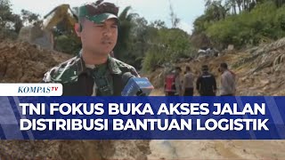 Terbaru! TNI Percepat Buka Akses Jalan Tapanuli Tengah-Sibolga untuk Distribusi Bantuan Logistik