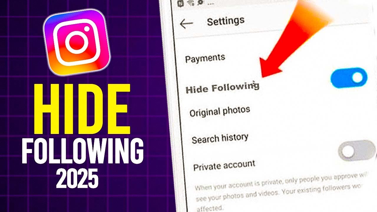 How To Hide Following List On Instagram! Instagram following hide 2025 ...