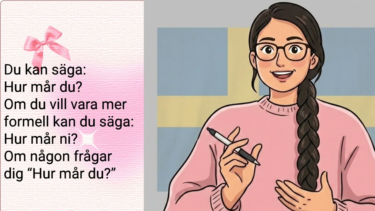 Svenska Hälsningar | Learn Swedish Slowly | A1 - A2 Level | ✨️🧚‍♀️🪄📚 Avsnitt/ Episode 2