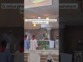 O sacrament Most Holy, O sacrament Divine !!!