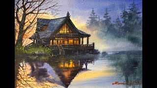 : Watercolour Light and Shadow : Wet-on-Wet Reflection