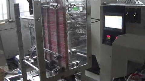 automatic group drinking straw counting wrapping machine