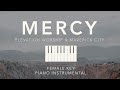 MERCY⎜Elevation Worship & M.C. Piano Instrumental Cover (Female Key) with lyrics by GershonRebong