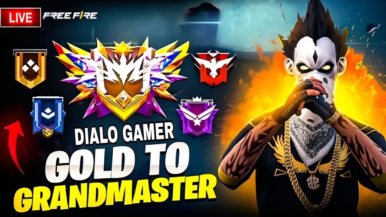FREE FIRE LIVE WITH DIALO GAMER🔴999+⭐🚀GO FOR 100K