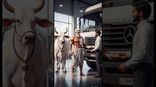 The sad story of the farmer and the cow😭#ai shorts #rabin studio