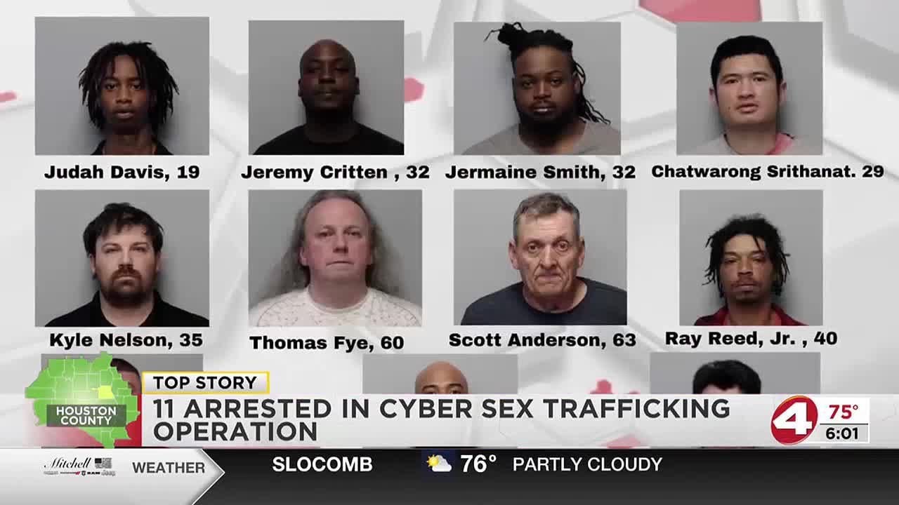 Eleven men arrested in DPD human trafficking investigation - YouTube