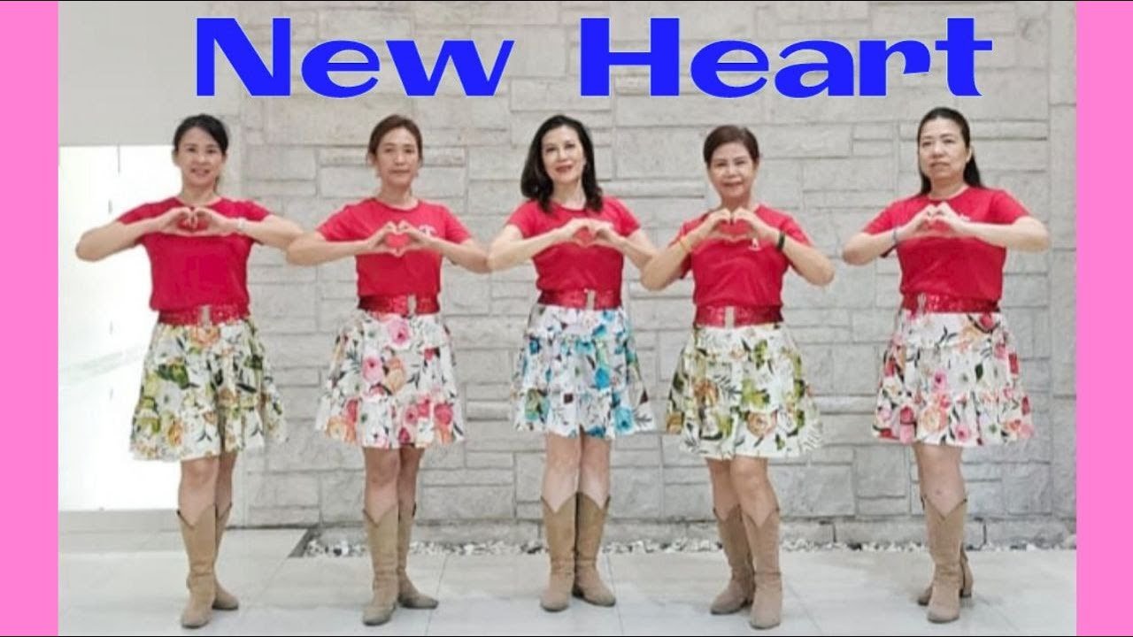 New Heart Line Dance (demo & count)