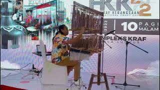 Angklung di Hari Kraf Kebangsaan 2022: Widuri Broery Marantika cover with angklung by Zack angklung