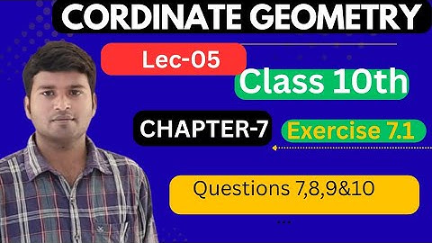 Coordinate Geometry class 10th || C k sir || Coordinate Geometry || Chapter - 7 || Class 10 Maths
