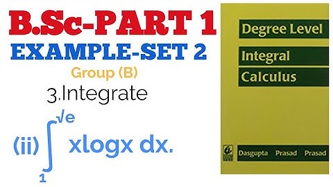 Integrate 1 to √e xlogx dx