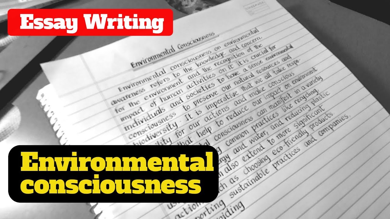 environmental consciousness essay points