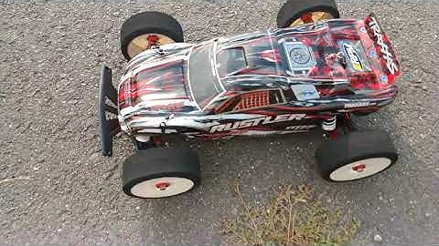 Traxxas Rustler 2wd Mamba Monster X 1st Speedrun Test
