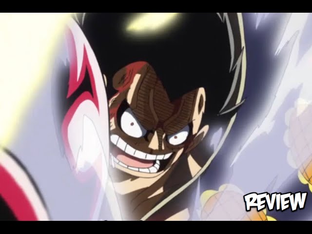 One Piece ワンピース Episode 733 Review Luffy King Kong Gun Vs Doflamingo Finale Film Gold Trailer Youtube