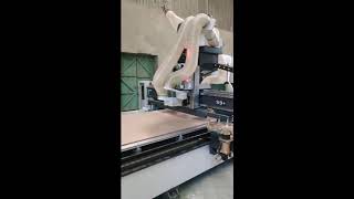 MISSILECNC-S9 nesting cnc router with loading and unloading platform