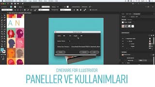 Cineware for Illustrator - Panellerin Kullanimi