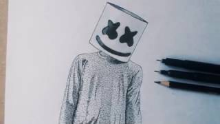 Dibujando A Marshmello Puntillismo From Youtube - The Fastest of Mp3