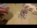 1/72 War Gaming Ancients: Setting up and starting a game: Ep 3: One unit v. One unit test