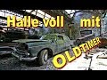 Lost Place  ... Die Halle voll mit Oldtimer Autos / Busse