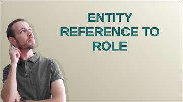 Drupal: Entity reference to role