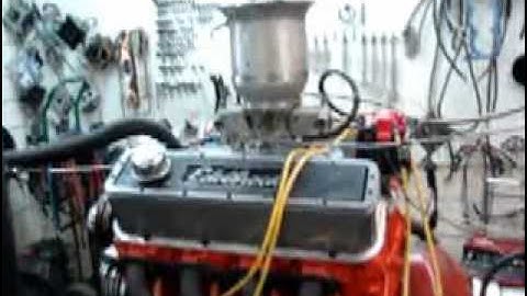 402 big block chevy  first start dyno caponeauto