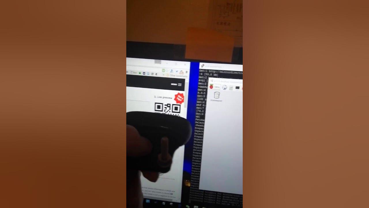 QR code reader on Raspberry Pi using ZBar YouTube