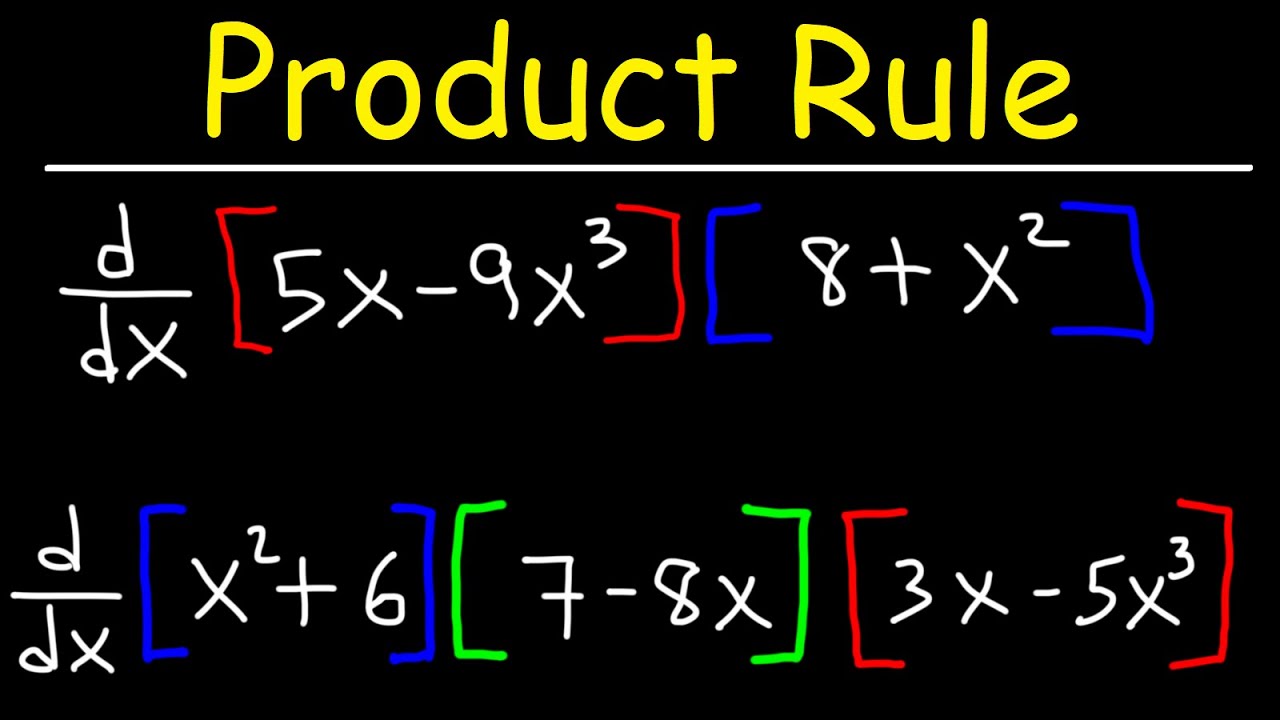 ⁣Product Rule For Derivatives