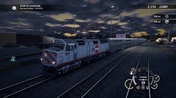 Train Sim World 2020 Peninsula Corridor Caltrain Scenario 2 [Clean and Tidy]