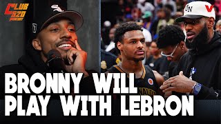 Jeff Teague PREDICTS LeBron & Lakers WILL GET Bronny after declaring for NBA Draft | Club 520